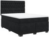 vidaXL Boxspringbett mit Matratze Schwarz 140x190 cm Samt 3293214 Bild 3