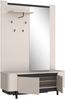 Garderobe Venedig / Vodol, Holzwerkstoff, Beige, 130 x 197 x 45 cm Bild 5