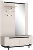 Garderobe Venedig / Vodol, Holzwerkstoff, Beige, 130 x 197 x 45 cm Bild 3