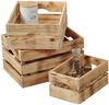 Aufbewahrungskiste mit Stapelleiste - Kiefer - 30 x 20 x15cm Bild 5