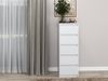 ibonto HOCHKOMMDE WEISS 45 x40x111cm (H 111 x T 40 x B 40 cm) Bild 5