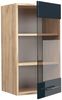 Küchenglasschrank Fame-Line Dunkelblau Hochglanz 40 cm Vicco Bild 4