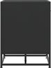 vidaXL Schuhbank Schwarz 60x40x53,5 cm Holzwerkstoff und Metall 849219 Bild 5