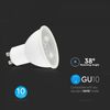 10 x LED GU10 Lampe 5 Watt | Abstrahlwinkel 38°|Ø50mm|Neutralweiß|380 Lumen Bild 5
