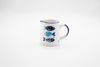 Milchkännchen Dolomit mit Fischen Keramik 200ml Maritim Bild 4