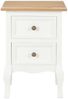 vidaXL Nachttische 2 Stk. Weiß 35x30x49 cm MDF 280037 Bild 4