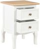 vidaXL Nachttische 2 Stk. Weiß 35x30x49 cm MDF 280037 Bild 3