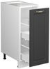 Apothekerschrank Fame-Line Anthrazit-Gold 30 cm ohne Arbeitsplatte Vicco Bild 4