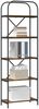 Bücherregal | Standregal Geräucherte Eiche 60 x 30 x 183 cm Holzwerkstoff Bild 3