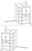 Kleiderschrank >Lasmos< begehbar, in Sonoma-Eiche - 146x198x133cm (BxHxT) Bild 5