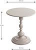 Beistelltisch >59134< in grau (Kaschmirgrau), Metall - 46x42cm (HxD) Bild 2