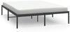 vidaXL Bettgestell Metall Schwarz 140x190 cm 350846 Bild 2