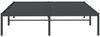 vidaXL Bettgestell Metall Schwarz 140x190 cm 350846 Bild 5