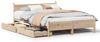 vidaXL Massivholzbett ohne Matratze 120x190 cm Kiefernholz 3309788 Bild 2