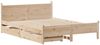 vidaXL Massivholzbett ohne Matratze 120x190 cm Kiefernholz 3309788 Bild 3