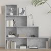 vidaXL Bücherregal/Raumteiler Betongrau 155x24x160 cm Holzwerkstoff 800661 Bild 3