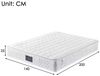 Polsterbett Leinen mit Stauraum, LED & USB-Anschluss, 140x200 cm, Beige, mit Matratze Bild 5
