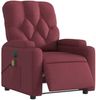 vidaXL Massagesessel Elektrisch Weinrot Stoff 3204701 Bild 3