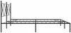 vidaXL Bettgestell mit Kopfteil Metall Schwarz 200x200 cm 376509 Bild 5