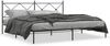 vidaXL Bettgestell mit Kopfteil Metall Schwarz 200x200 cm 376509 Bild 2