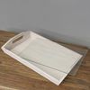 DESIGN TABLETT MIT GLASABLAGE UND GRIFFEN KÜCHENTABLETT 41cm Live your dreams Bild 3