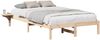 vidaXL Bettrahmen Natur 120 x 200 cm Massives Kiefernholz 873190 Bild 2