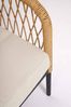 Garten-Set Epelifa aus Aluminium und Spun-Poly, modern, natur und beige, inkl. Kissen, für 3–4 Personen Bild 4