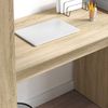 vidaXL Schreibtisch Sonoma-Eiche 113 x 54 x 120 cm Holzwerkstoff 869276 Bild 4