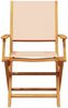 vidaXL Gartenstühle 2 Stk. Beige Massivholz Akazie & Stoff 367672 Bild 5
