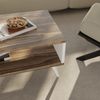 Couchtisch Lycksele 40x90x45 cm Walnussoptik / Weiß [en. casa] Bild 5