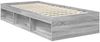 vidaXL Bettrahmen Graues Sonoma 90 x 200 cm Massives Kiefernholz 3409812 Bild 5