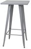 Set Stehtisch + 2x Barhocker HWC-A73 Metall Industriedesign ~ grau Bild 5