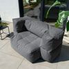 HOME DELUXE 'HEAVEN' Outdoor Sitzsack, Polyester anthrazit, 76 x 152 x 100 cm Bild 3