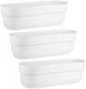 Engelland Blumenkasten mit Wasserspeicher/Drainagesystem und Abstandshalter (Vorteils-Set, 3 St), Blumentopf, 50 cm, PP-Kunststoff, Balkonkasten, länglich, formstabil Bild 2