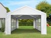 Toolport Partyzelt Pavillon, PE Plane 350 N weiß, 3x2 m Bild 3
