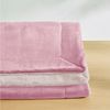 s. Oliver Doublesoft Kuscheldecke 150x200 - super kuschelig & warm, Polyesterflausch Decke rosa Bild 3