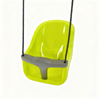 LVHOM Babyschaukel mit Gestell für Indoor & Outdoor, Einzelschaukel mit Sicherheitsgurt, Stabile Gartenschaukel für Kleinkinder (6 Mo. - 2 J.), bis 25kg belastbar, Grün Bild 3