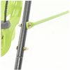 LVHOM Babyschaukel mit Gestell für Indoor & Outdoor, Einzelschaukel mit Sicherheitsgurt, Stabile Gartenschaukel für Kleinkinder (6 Mo. - 2 J.), bis 25kg belastbar, Grün Bild 4