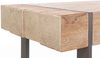 Bartisch Terrag aus Tannenholz, skandinavischer Stil, 200 cm, U-Gestell Metall, natur, für 4–6 Personen Bild 5