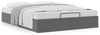 vidaXL Ottoman-Bett ohne Matratze Grau 140x200 cm Kunstleder 3310807 Bild 4