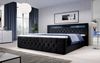 Boxspringbett Gloria mit LED und Stauraum 180x200 Schwarz H3 (70-100kg) Bild 2