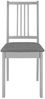 vidaXL Esszimmerstühle mit Kissen 2 Stk. Grau Massivholz 247638 Bild 3