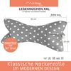 Dr. Berger Leseknochen XXL, Baumwolle grau, 60x22 cm Bild 4