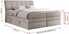 Boxspringbett, Stauraumbett, Bett mit Multipocket-Matratze und Topper - GOLD-10-KING - 120x200cm - Beige Stoff - H3 Bild 5