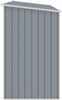 vidaXL Garten Brennholzlager Grau 245x98x159 cm Verzinkter Stahl 46294 Bild 4