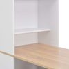 Bartisch, Stehtisch, Bistrotisch mit Schrank Weiß 115 x 59 x 200 cm Bild 5