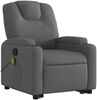 vidaXL Massagesessel mit Aufstehhilfe Dunkelgrau Stoff 3204381 Bild 4