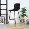 Bronx71 Barhocker Samt Mikky 65 - 78 cm schwarz Bild 5