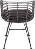 Esszimmerstuhl Rattanstuhl Farbe anthrazit inkl. Sitzkissen NAIROBI 80553351 Bild 5