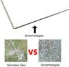 Kaminglas Tischplatte Bodenplatte Funkenschutz ESG Sicherheitsglas Klarglas Schwarz Ofenglas Glasplatte Kaminplatte Glasscheibe Vorleg - 80x80 cm Bild 3